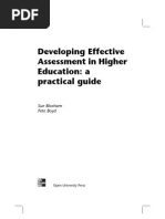 Bloxham and Boyd Electronic Version of Developing Effective Assessment in Higher Ed