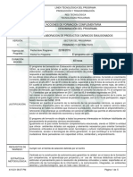 Informe Programa de Formación Complementaria Carnicos Emulsionados