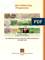 Ration Balancing Programme: An Effective Tool To Improve Milk Production at Least Cost