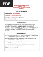 Download COMM 205 Syllabus by Gabriel Jagush SN53027349 doc pdf