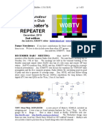 TV Repeater's Repeater: Boulder Amateur Television Club