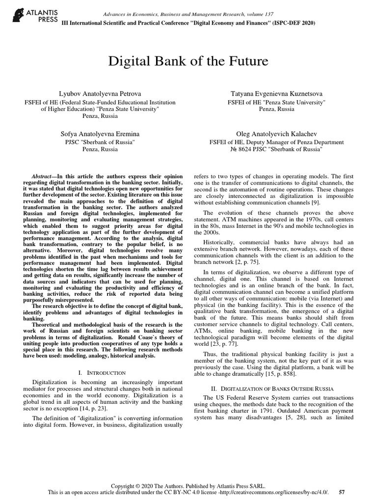 Digital Bank of The Future | PDF | Banks | Economies
