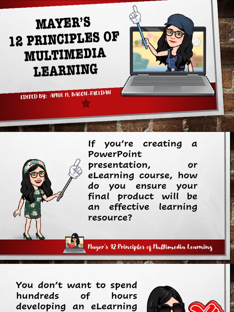 Mayer's 12 Multimedia Learning Principles | PDF | Multimedia | Learning