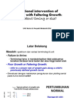 Nutritional Intervention of Children With Faltering Growth:: Is It About Timing or Else?