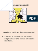 Filtros de Comunicación