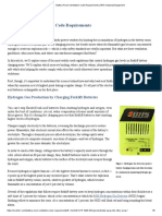 Battery Room Ventilation Code Requirements