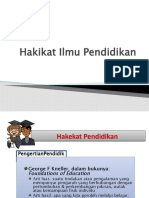 Hakekat Pendidikan Ilmu Pendidikan