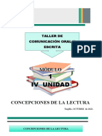 Iv Unidad Concepciones de La Lectura