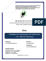 Evaluation de La Performance D'audit Interne ACG