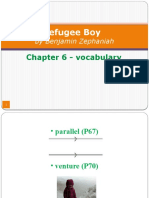 Refugee Boy-Chapter 6 vocabulary