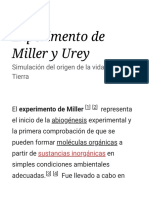 Experimento de Miller y Urey - Wikipedia, La Enciclopedia Libre