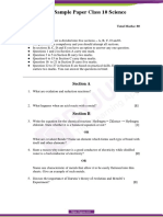 CBSE Class 10 Science Sample Paper Set 4