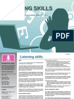 Listening Skills: Have Fun Listening To Sounds! Age: 3 - 5 +