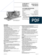 CAT Engine Specifications: 3512B Offshore Emergency Generator Set