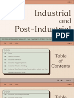 Industrial and Post Industrial