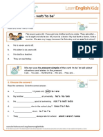 Grammar Games Present Simple Verb To Be Worksheet