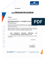 Certificado Epoxico