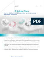 Acrodisc PSF Syringe Filters: Ideal For HPLC and UHPLC Automated Sample Processing and Sample Clarification
