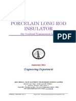 Porcelain Long Rod Insulator Specification-WBSETCL