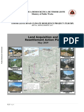 Timor-Leste Branch Roads Project Map