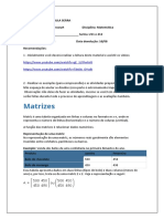 Introdução A Matriz 2 Ano