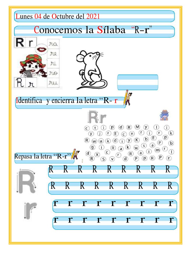 Silabas RA | PDF | Artes del Lenguaje y Comunicación | Poesía