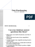 Data Warehousing: Version 6.0 - 04/18/2000