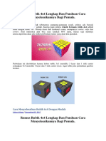Rumus Rubik 4x4 Lengkap PDF Free