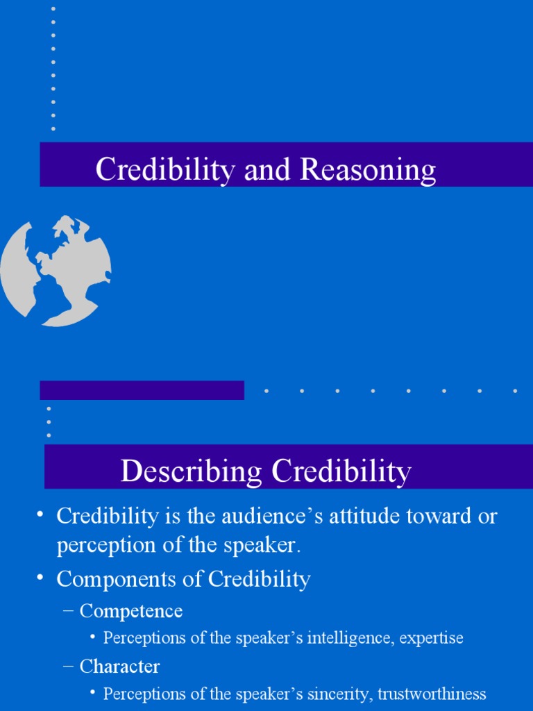 Enhancing Credibility and Reasoning Skills | PDF