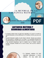 SEMANA MUNDIAL DE LA LACTANCIA MATERNA