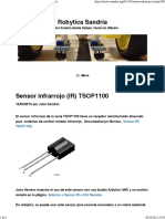 Sensor Infrarrojo (IR) TSOP1100 - Robótica Sandria