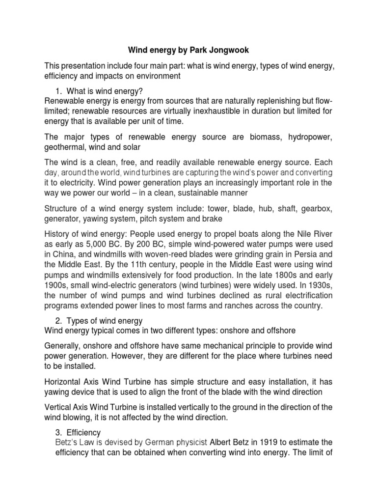 Understanding Wind Energy Basics | PDF | Wind Power | Wind Turbine