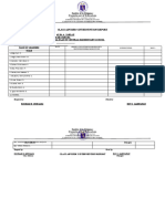 Department of Education: Class Adviser'S Intervention Report