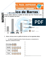 Ficha de Grafico de Barras para Segundo de Primaria