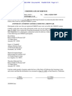 Certificate of Service: Kristin M. Perry, Et Al. v. Arnold Schwarzenegger, Et Al. 3:09-cv-02292-VRW