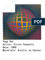 Vega Nor Artist: Victor Vasarely Date: 1969 Materials: Acrylic On Canvas