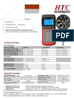 Anemometer HTC AVM07