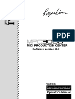 Akai MPC-3000 v3.0 Owners Manual