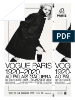 Exposition Vogue Paris 1920-2020 au Palais Galliera