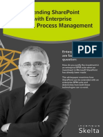 Business Process Management: Extending Sharepoint With Enterprise