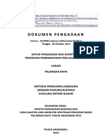 Pemilihan Langsung Perluasan Garasi