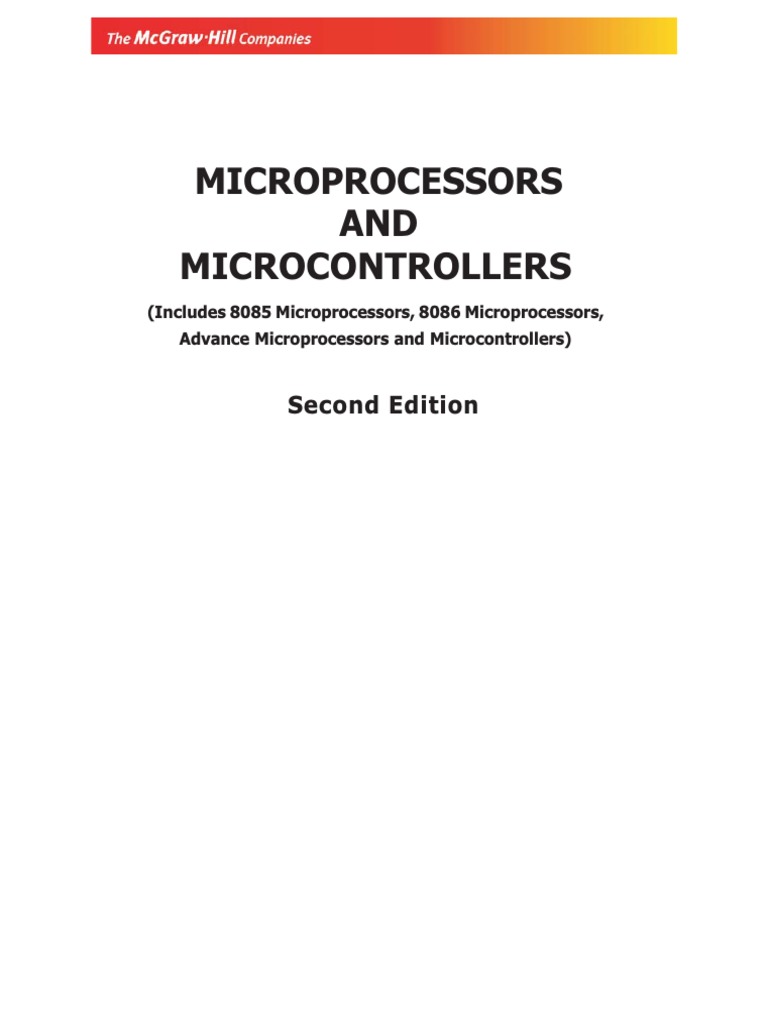 A. Nagoorkani - Microprocessors and Microcontrollers-Mc Graw Hill India ...