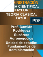 3-Aportes de Taylor y Fayol