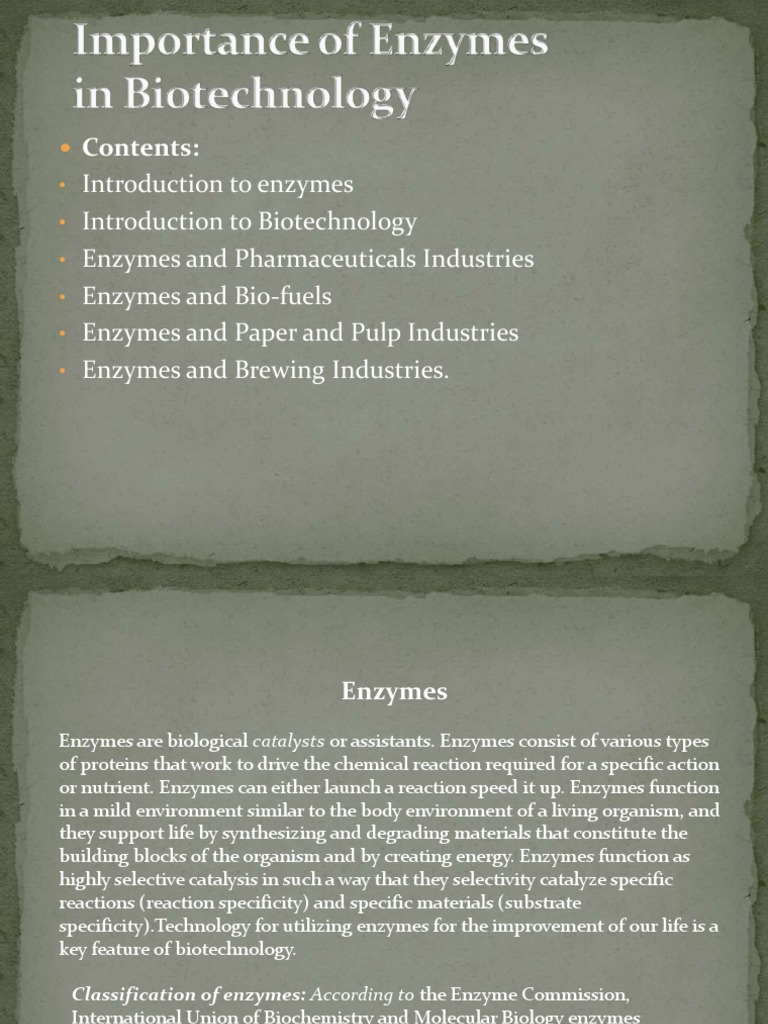 ENZYMES PRINCIPLES AND BIOTECHNOLOGICAL APPLICATIONS visual data 2