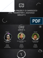 VR Design Project 01 (Mvr3003) 2110, TRIMESTER 1, 2021/2022 Group 5