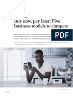 Buy Now, Pay Later: Five Business Models To Compete: Financial Services Practice