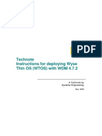 Technote Wtos DDC WDM 4.7.2