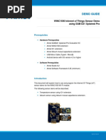 Atmel WINC1500 Internet of Things Sensor Demo Using SAM D21 Xplained Pro