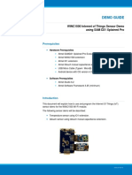 Atmel WINC1500 Internet of Things Sensor Demo Using SAM D21 Xplained Pro