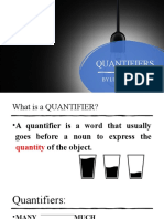 Quantifiers: by Lucia Muñoz S